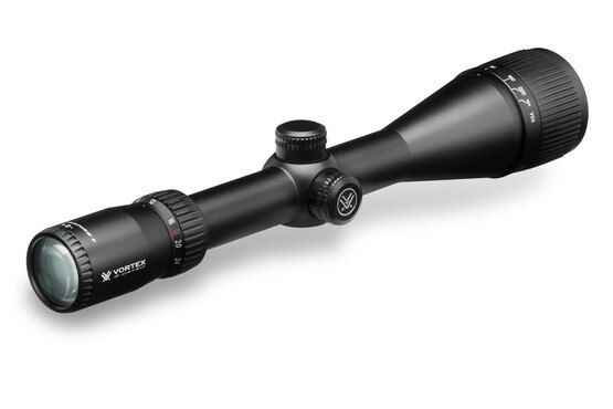 The Vortex Crossfire II 6-24x rifle scope with dead hold reticle features a fast focus eye piece